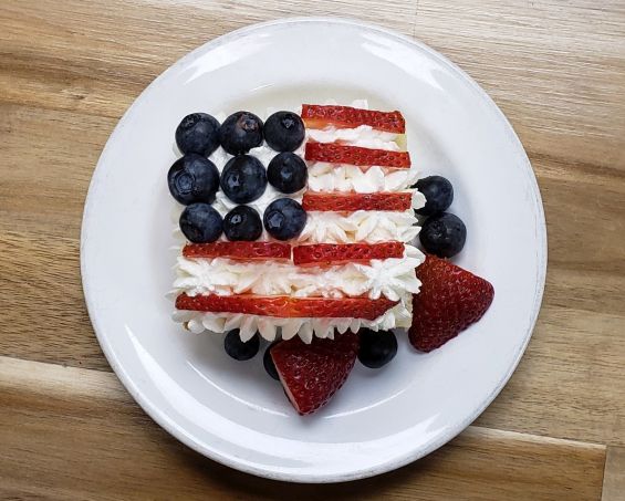 Gluten Free Flag Cake