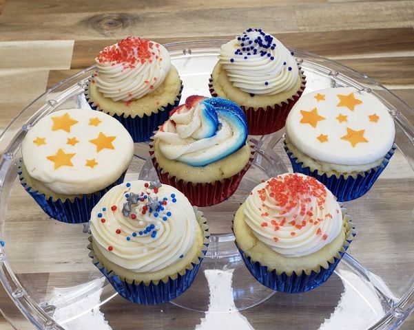 Gluten Free Fourth of July Cupcakes